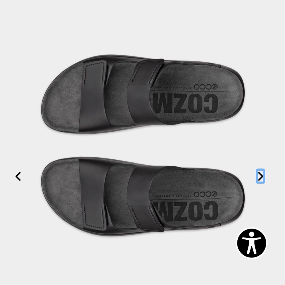 ECCO Cozmo
Men's Leather Two Strap Sandal size 6m 9w